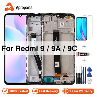 Đối với redmi 9 9a 9c màn hình cảm ứng màn hình cảm ứng bảng điều khiển số hóa thay thế lắp ráp m2004j19ag m2004j19c