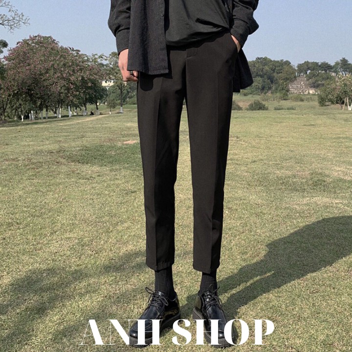 Quần Baggy Nam Ống Rộng Chất Vải Mềm Mại, Thoáng Mát 2 Bản Màu Thời Trang - QB