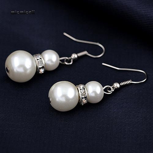 Bộ Trang Sức Đính Ngọc Trai Nhân Tạo Thời Trang Dành Cho Nữ