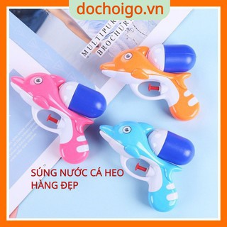 Đồ chơi vận động, súng nước trẻ em hình cá heo dễ thương