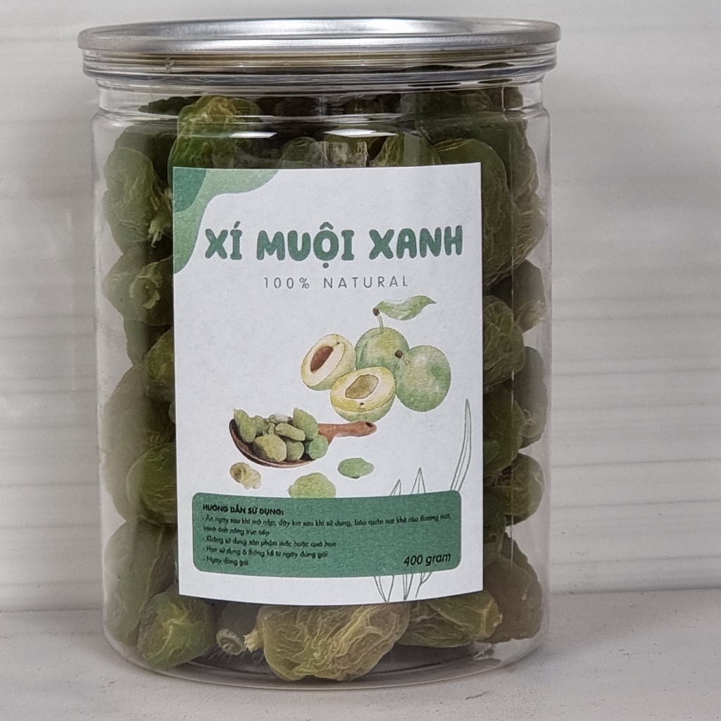 Xí Muội Xanh - Hủ pét 540ml 400g