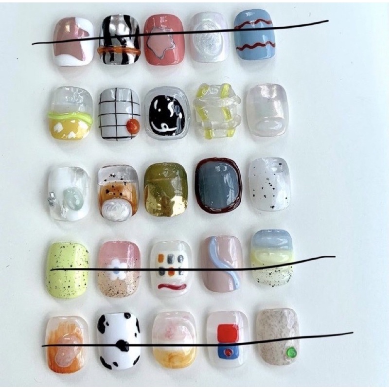 nail box mẫu khách yêu cầu
