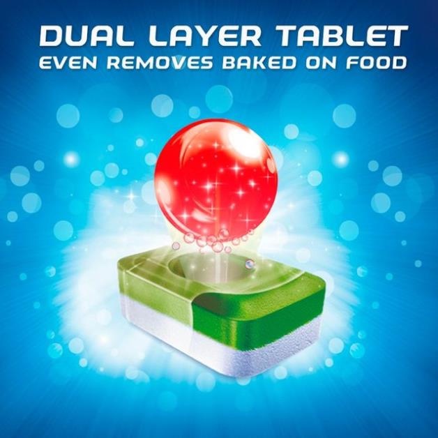 Viên rửa bát Finish All in 1 Max  ECO 0% túi 70 viên [ MÙI DỊU, AN TOÀN CHO SỨC KHỎE ]