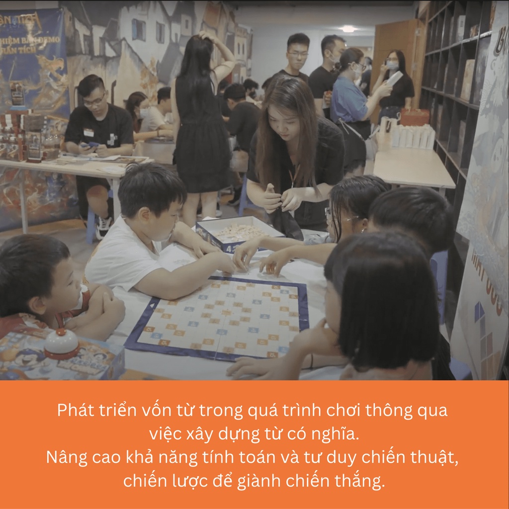 Trò chơi Cờ Ô Chữ - Phá vỡ giới hạn vốn từ của bạn - Board Game VN