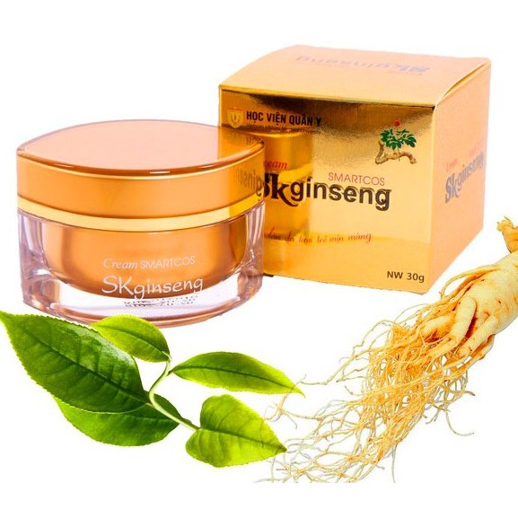 Kem sâm Cream Smartcos Skginseng dưỡng da trắng sáng Học viện quân y Việt nam (30g)