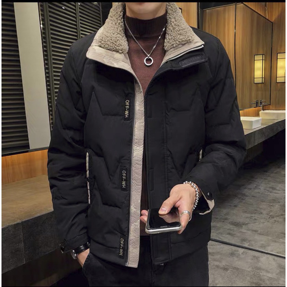 Áo Phao Nam Hàn Quốc 3 Lớp Lót Lông | BigBuy360 - bigbuy360.vn