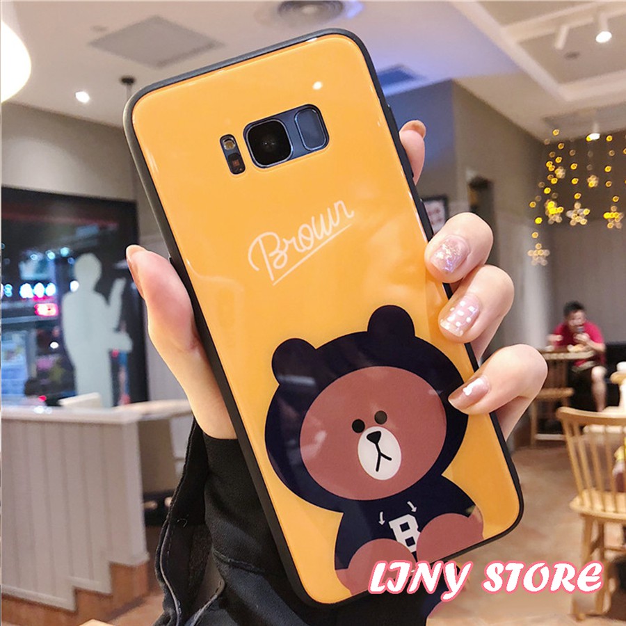 [ TẶNG DÂY ĐEO CỔ + POP ] Ốp Gấu Brown cao cấp cho Samsung | BigBuy360 - bigbuy360.vn