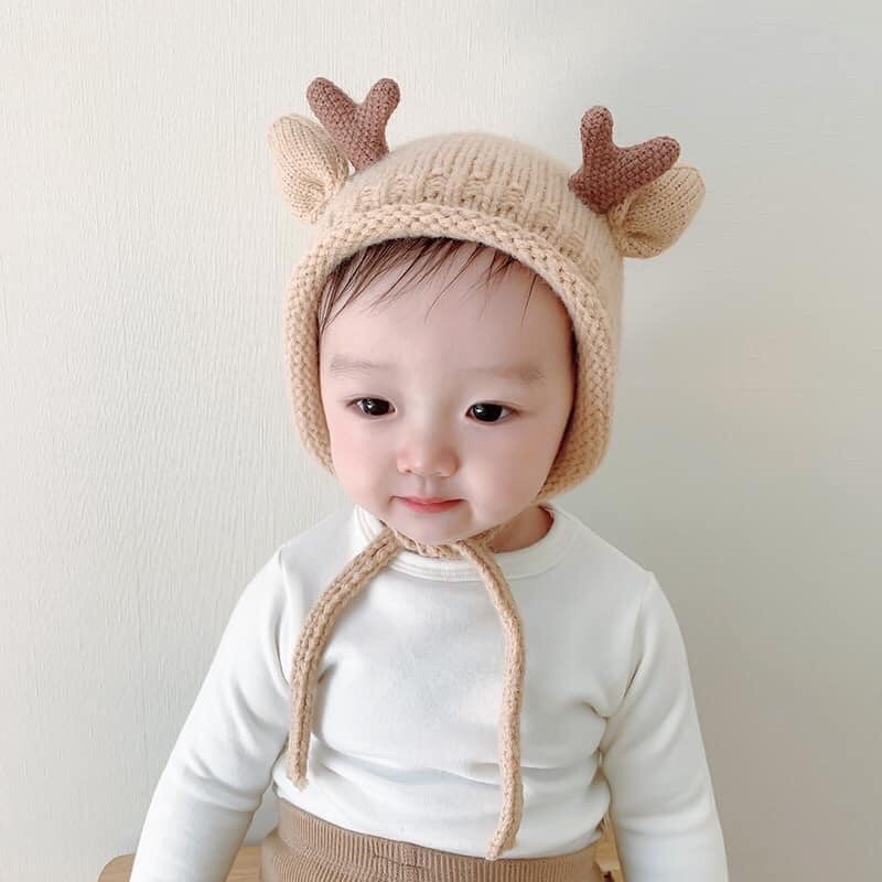 Mũ len Tuần Lộc MU018 cho bé