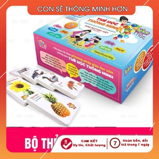 THẺ HỌC SONG NGỮ 16 CHỦ ĐỀ CHO BÉ 416 TẤM  Có Hình Ảnh Minh Họa Và Phiên Âm Tiếng Anh