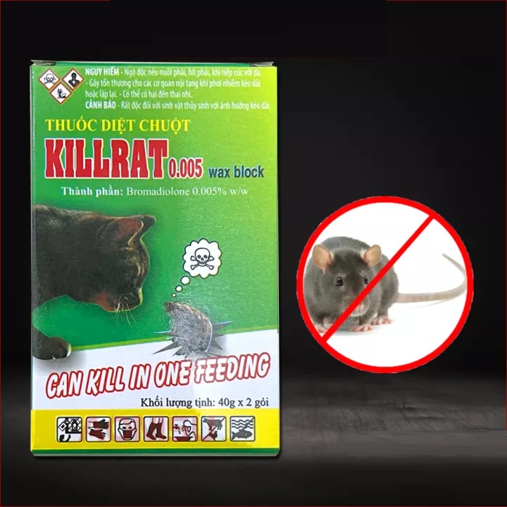 Thuốc Diệt Chuột KillRat ( gói 40g)