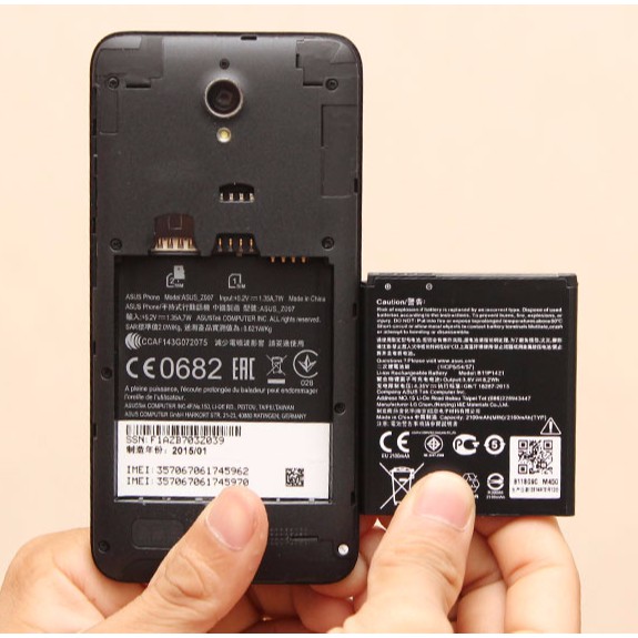 Pin Asus Zenfone C Z007, C Plus ZC451CG 2160mAh - Hàng nhập Khẩu (Đen)