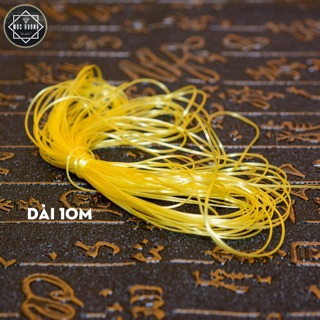 Combo siêu rẻ 2-5-10 mét dây tơ chỉ chun xâu hạt đá