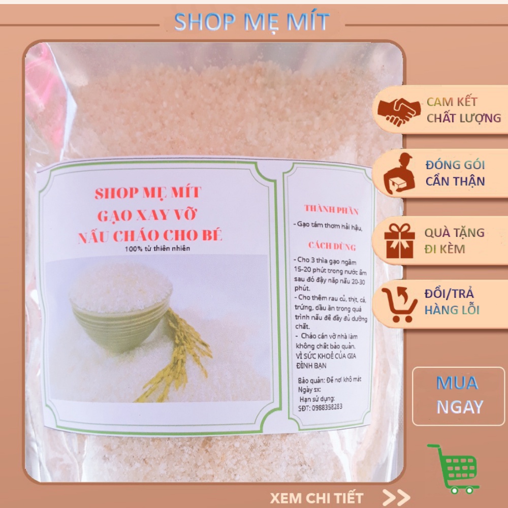 Gạo xay vỡ nấu cháo 1kg