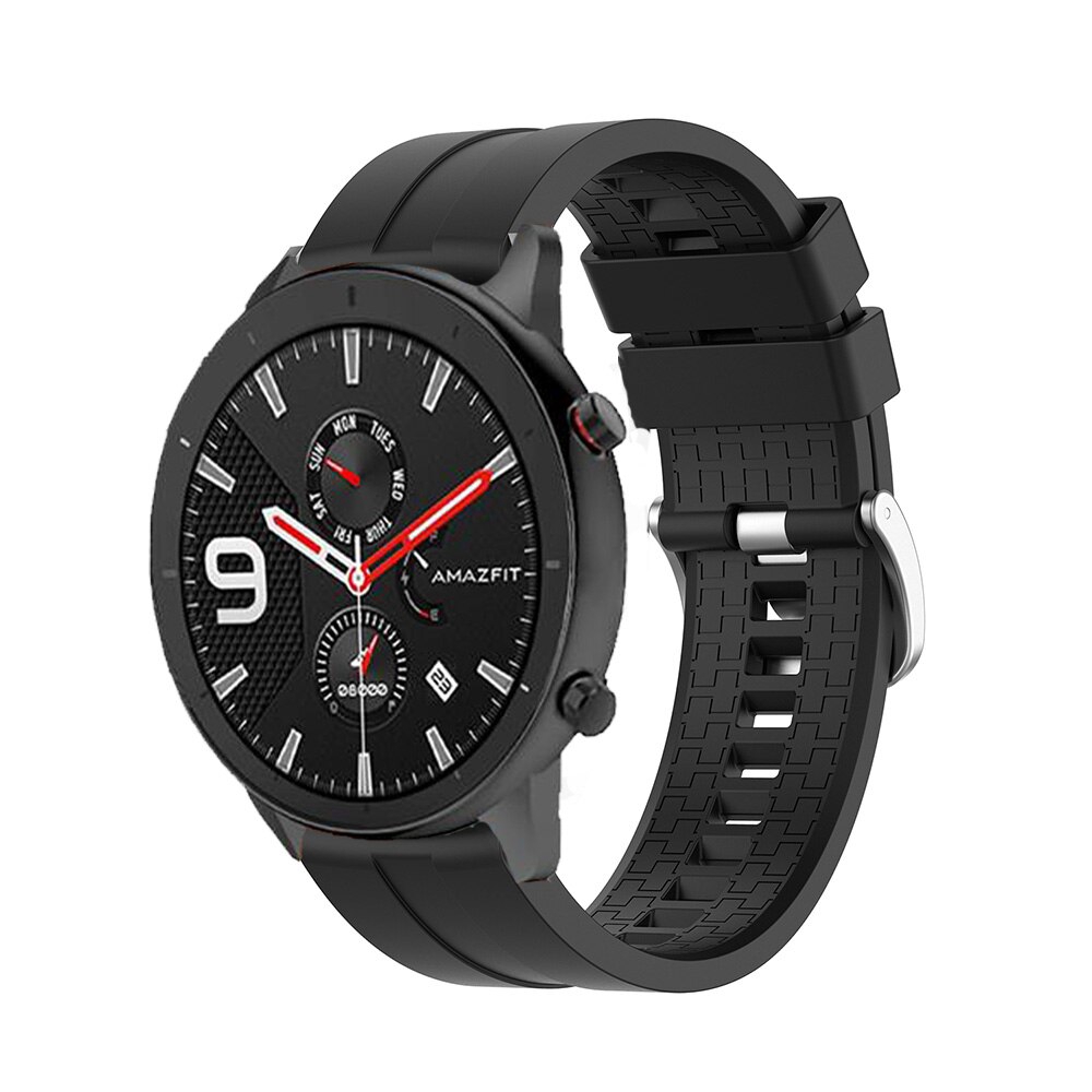 Dây đồng hồ bằng silicone 47mm 22mm cho Huami Amazfit GTR 2 2S