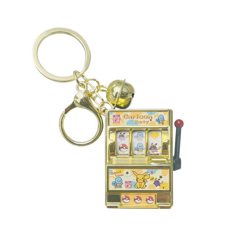 Móc Khóa Hình Máy Trái Cây Sáng Tạo Dễ Thương