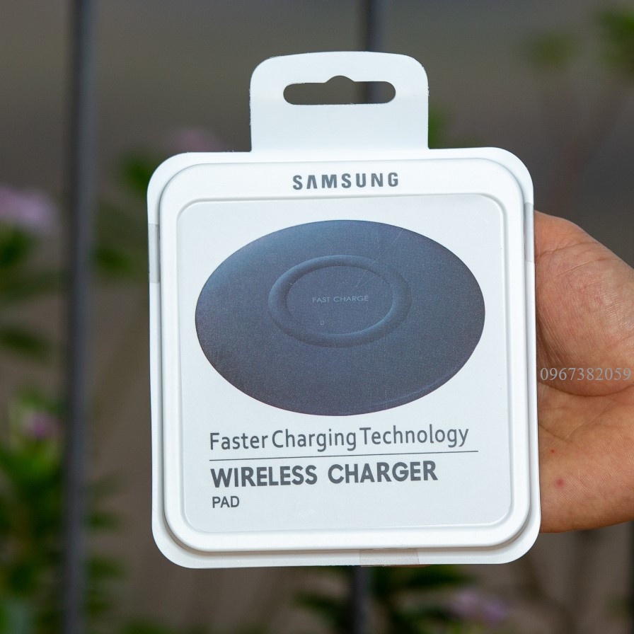 Bộ sạc nhanh không dây Sam Sung EP-P1100 chính hãng Wireless Charger, công suất sạc 15W