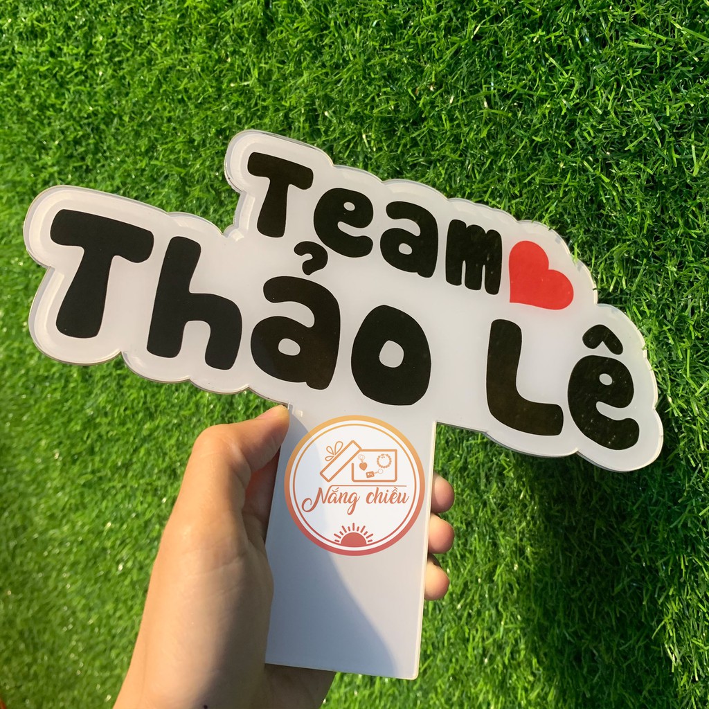 Bảng hashtag cầm tay xinh xắn cho team, đội, nhóm - Phụ kiện chụp hình thêm sinh động