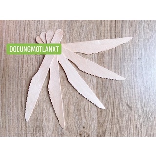 DAO GỖ 16cm DÙNG 01 LẦN (dao cắt bánh nhỏ)