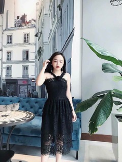 (Nhập mã NTAM189 để được giảm còn 189k + FS) AUTUMN - ĐẦM REN TẦNG