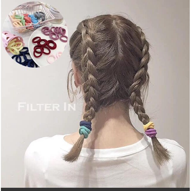 Sét 5 buộc tóc nhiều màu
