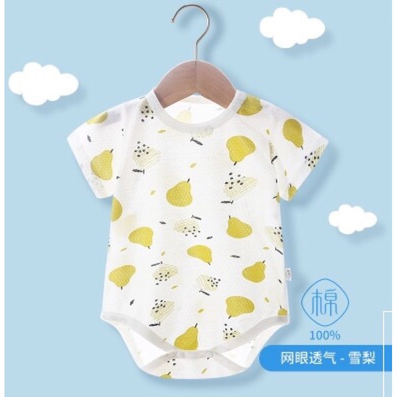 Đồ em bé nút bấm COTTON mát mềm mịn