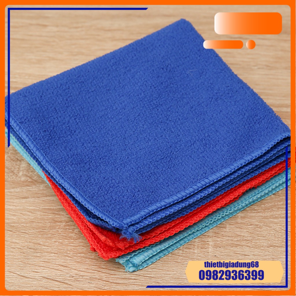 Khăn Lau Đa Năng Siêu Thấm Siêu Mịn Lau Tay, Lau Nhà Bếp, Lau Kính – Khăn lau Microfiber