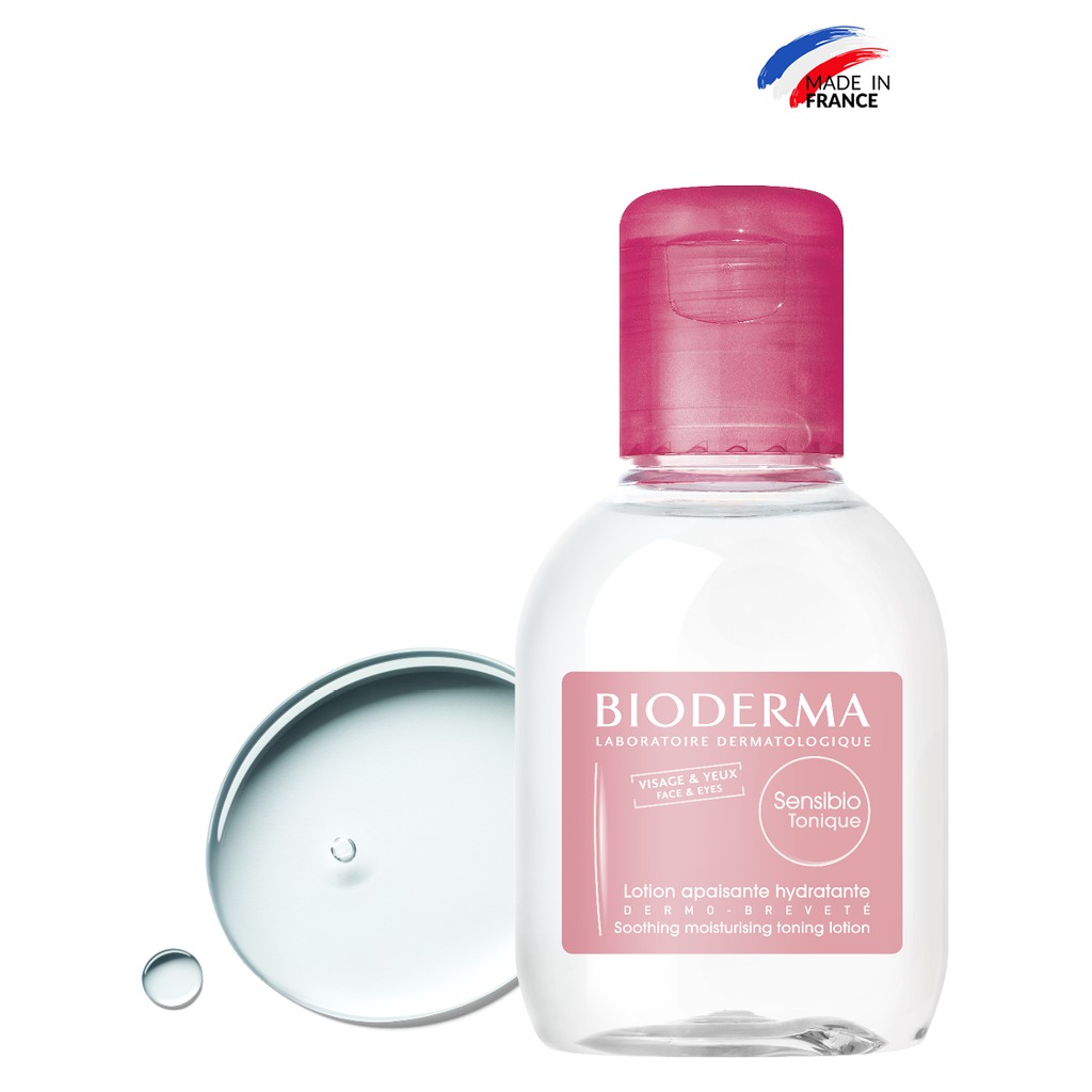 Dung dịch cân bằng dưỡng ẩm và làm dịu da Bioderma Sensibio Tonique - 100ml