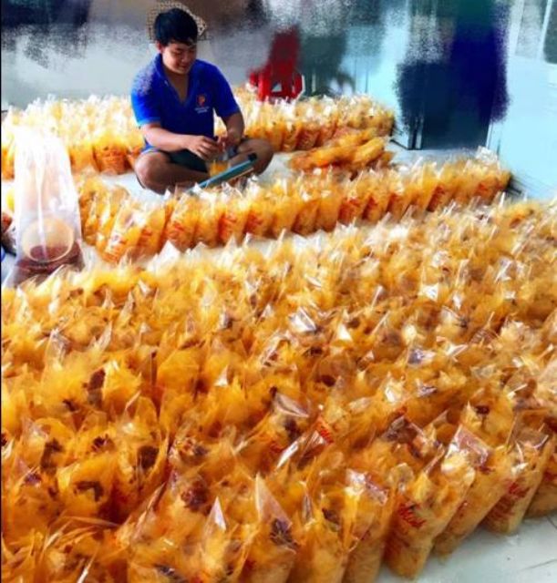 1KG BÁNH TRÁNG TỎI/TỎI TÔM LONG AN