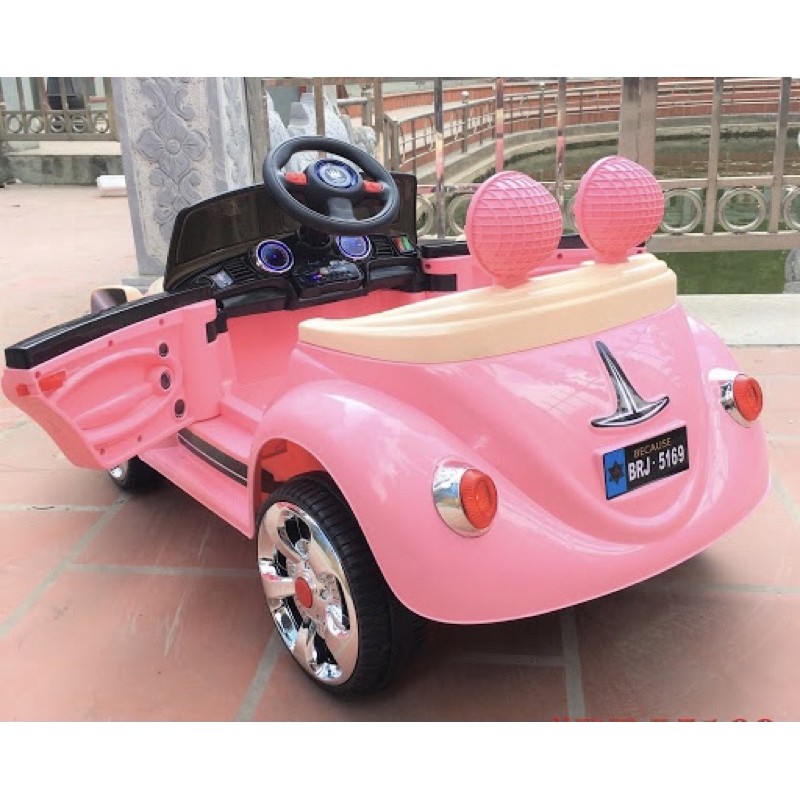 Ô tô điện trẻ em hello kitty cho bé gái siêu xinh