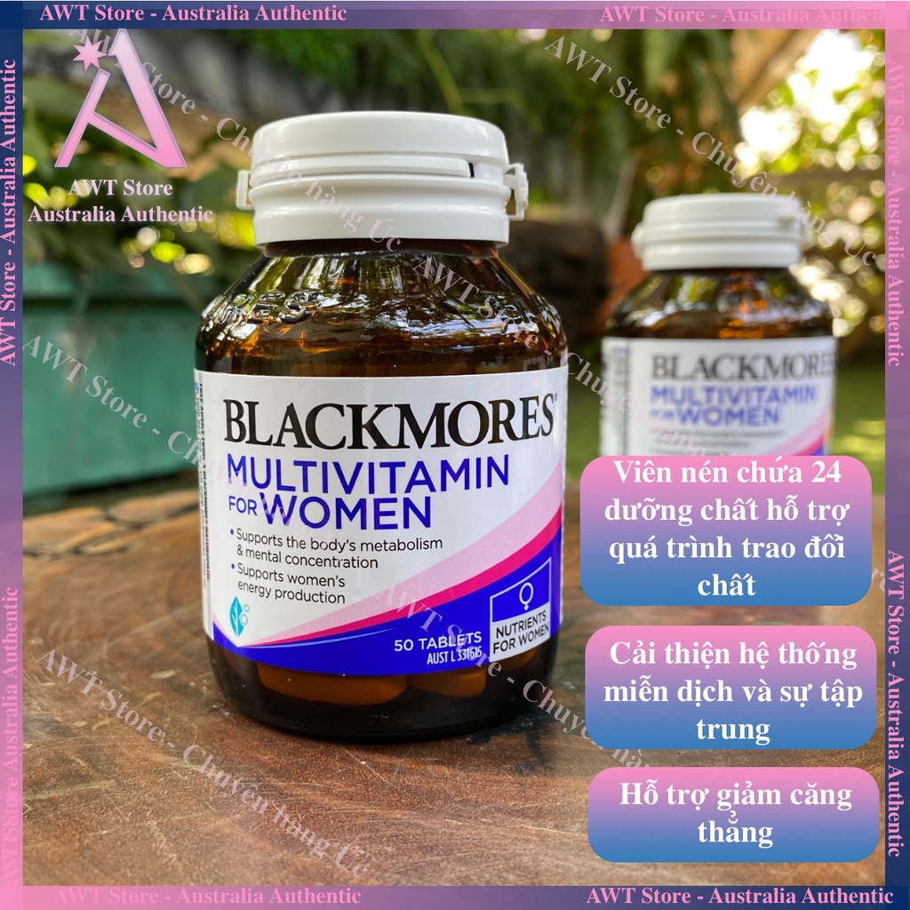 Vitamin tổng hợp cho phụ nữ Blackmores Multivitamin for Women 50 viên
