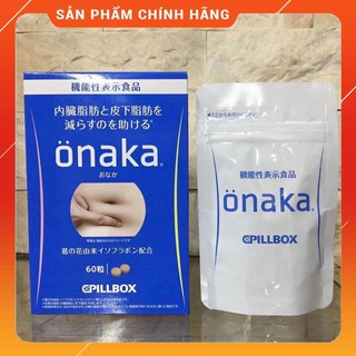 Viên giảm mỡ bụng Onaka 60 viên Nhật Bản