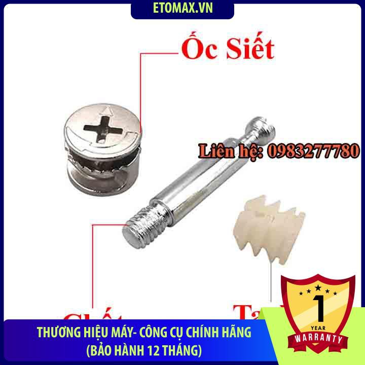 Bộ 50 chốt ốc cam ( ETOMAX )