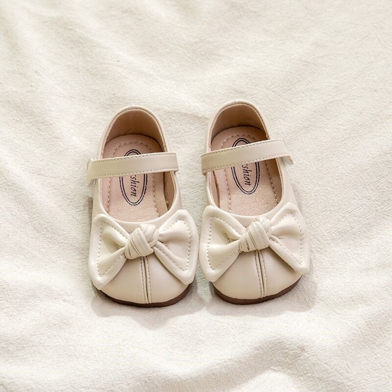 Mềm Giày Búp Bê Da Phong Cách Công Chúa Xinh Xắn Dành Cho Bé Gái 1-2 Tuổi