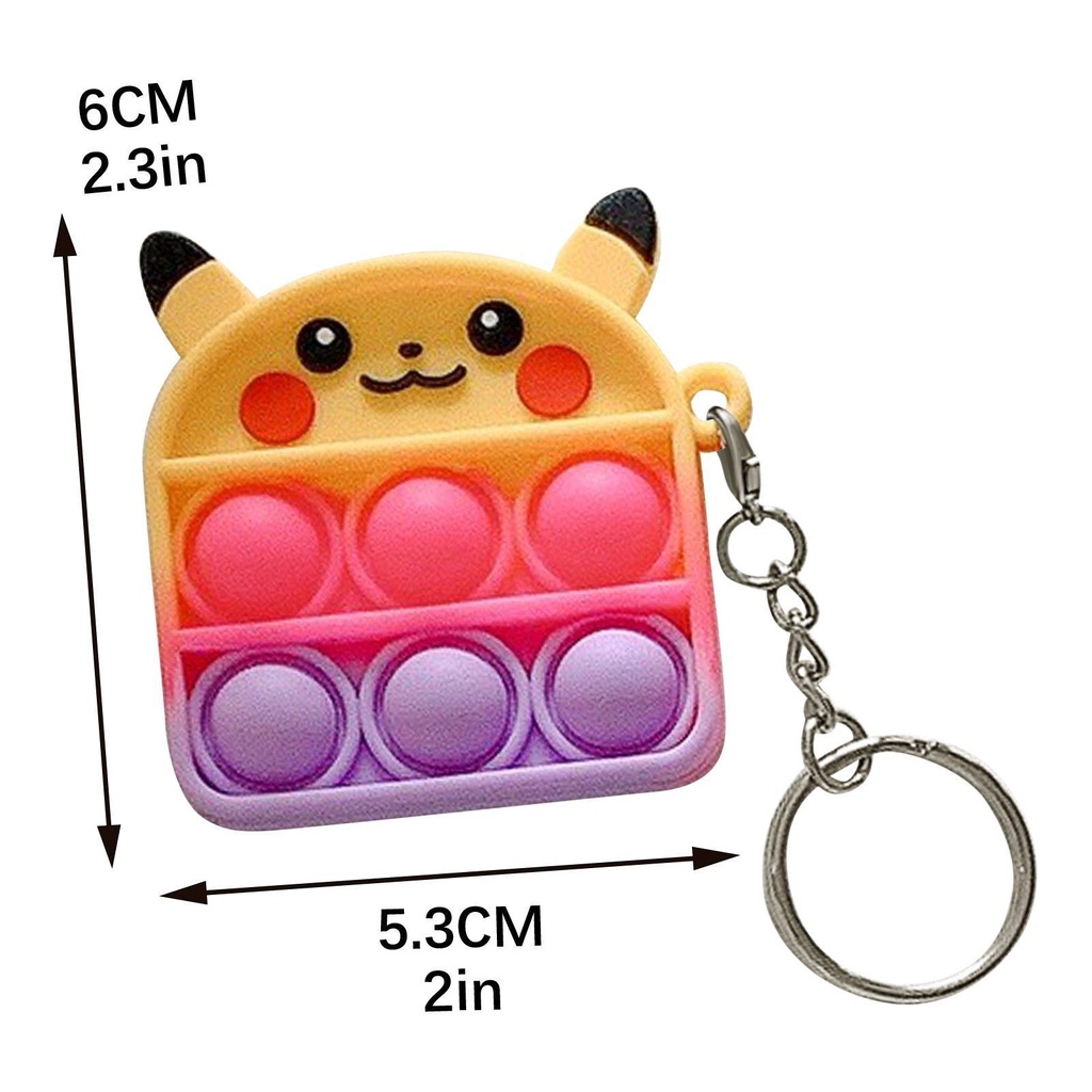 Móc Khóa Hình Khủng Long / Doraemon / Pikachu / Khủng Long Mini Dễ Thương Cho Người Lớn Và Trẻ Em