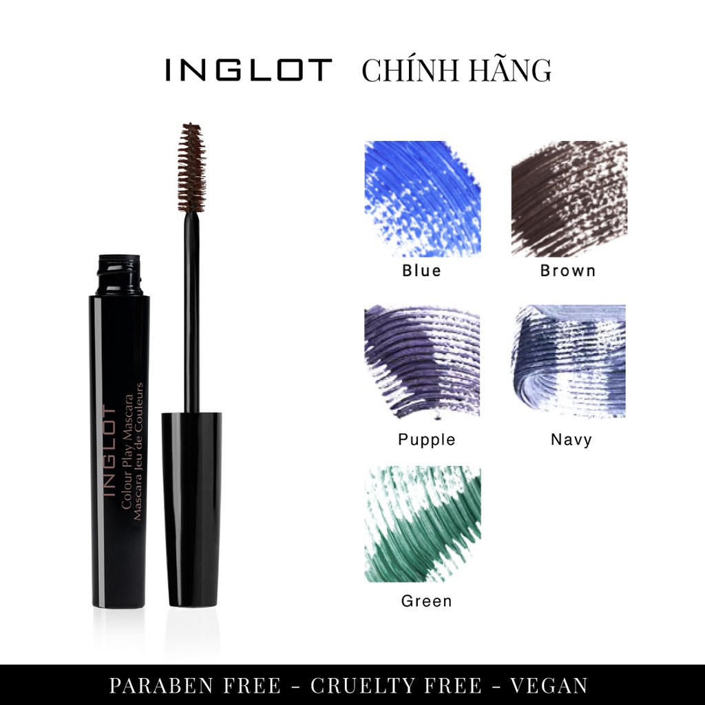 INGLOT - Mascara màu sắc Inglot Eye Colour Play Mascara (8.5ml)