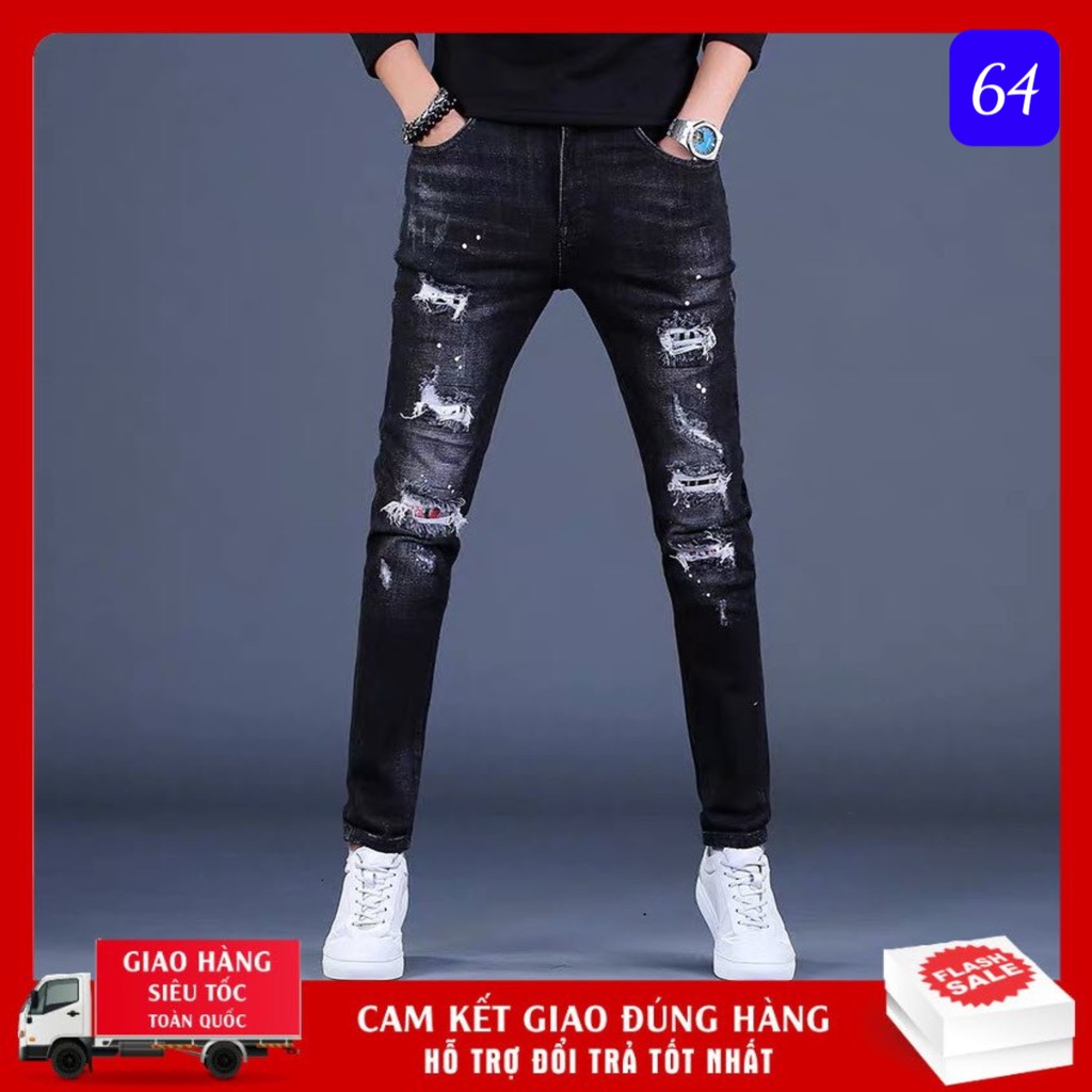 Quần Jean Nam Cao Cấp 👉 𝐅𝐑𝐄𝐄 𝐒𝐇𝐈𝐏 👉 Quần Jean Nam Cao Cấp AN73