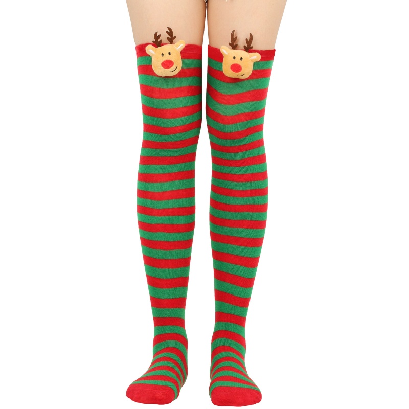 XIXI Tất Chân Họa Tiết Giáng Sinh 3D Thời Trang Cho Nữ