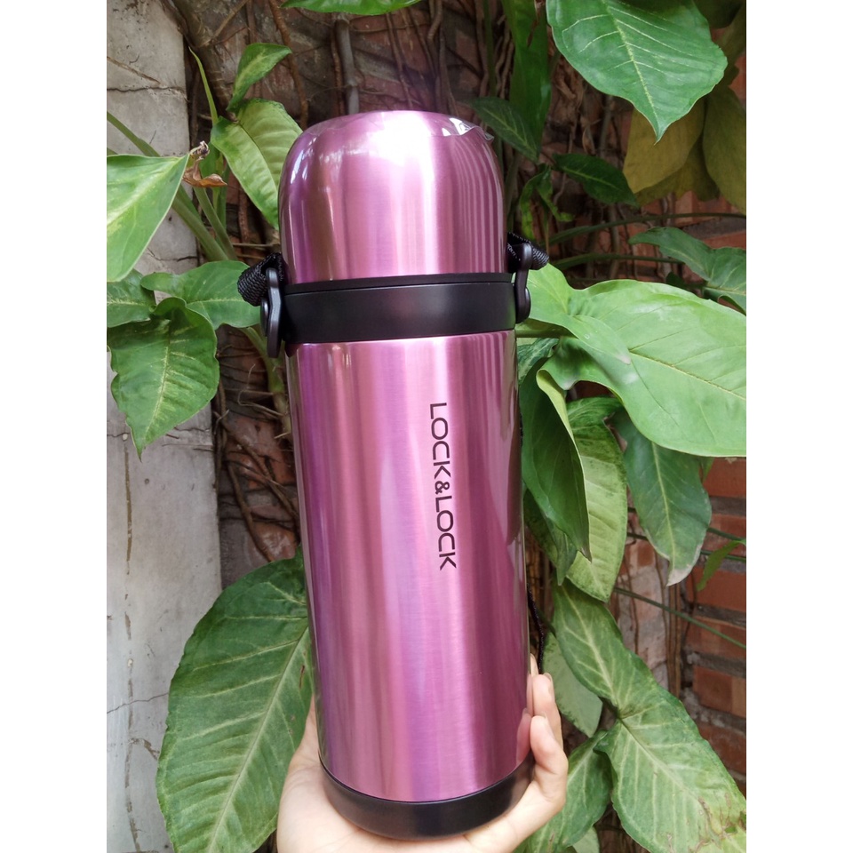 [ HÀNG CHÍNH HÃNG LOCK&amp;LOCK] BÌNH GIỮ NHIỆT INOX EASY-TAKE LOCK&amp;LOCK LHC1439 (1000ML)