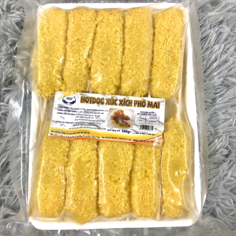 Hotdog xúc xích phomai 500g
