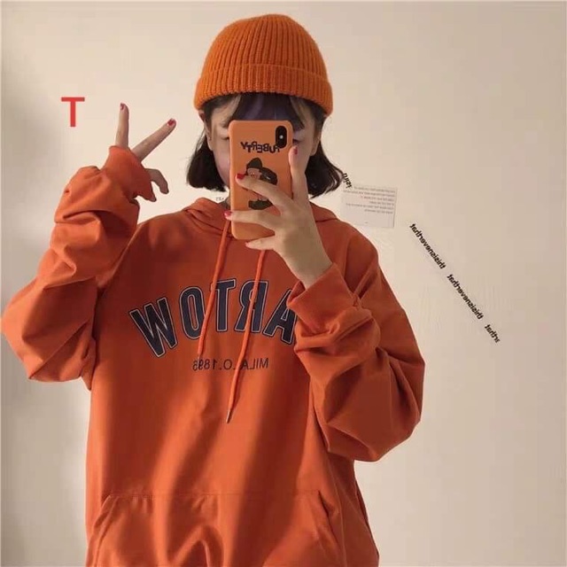 Áo hoodie BARTOW chữ ngực DTR1019
