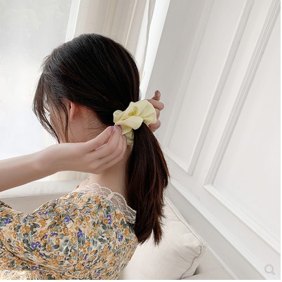 Scrunchies ,Dây buộc tóc, Cột tóc Vải Trơn Nhiều Màu