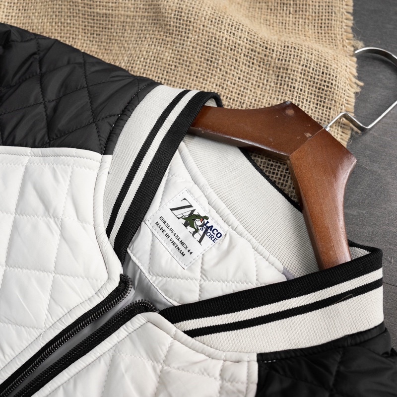 Áo bomber bông trần trám ZA GÀ xuất dư ZA01 - Phong cách trẻ trung năng động.