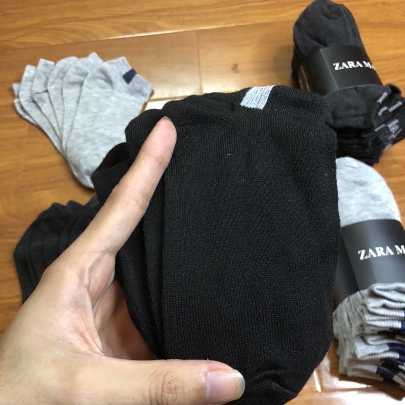 Sét 10 đôi tất zara cổ ngắn nam rẻ đẹp