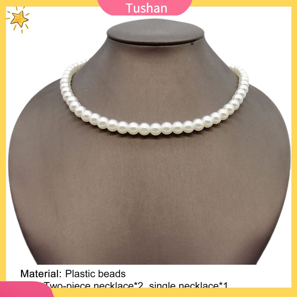 vòng cổ Đính Ngọc Trai Giả Thời Trang Cho Nữ