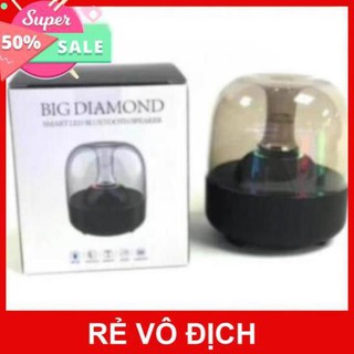 Loa bt big diamond f7 trong suốt kiêm đèn ngủ