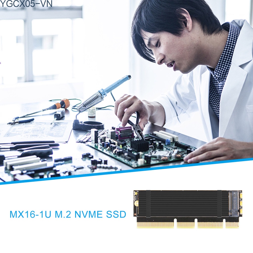 Thẻ Chuyển Đổi Jeyi Mx16-1U M.2 Nvme Ssd Ngff Sang Pcie 3.0 X16 M Chìa Khóa Hỗ Trợ Tản Nhiệt Pci Express 3.0x4 | BigBuy360 - bigbuy360.vn