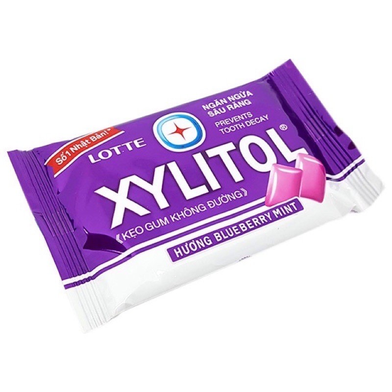 KẸO GUM KHÔNG ĐƯỜNG LOTTE XYLITOL vỉ 8 viên