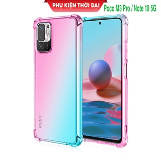 Ốp lưng Poco M3 Pro 5G / Note 10 5G dẻo đa sắc lồi 4 góc chống sốc cao cấp