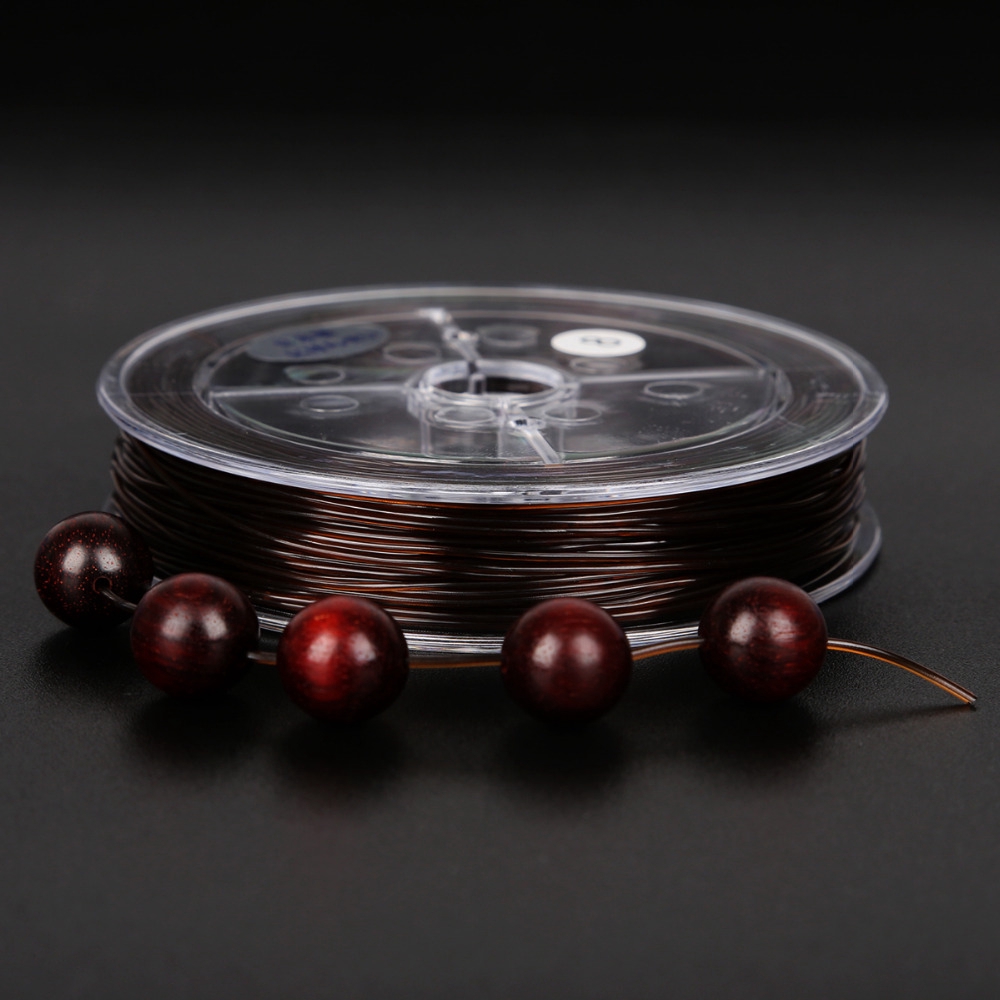 Cuộn dây cước co giãn trong suốt 1.0mm 30m dùng làm trang sức thủ công diy