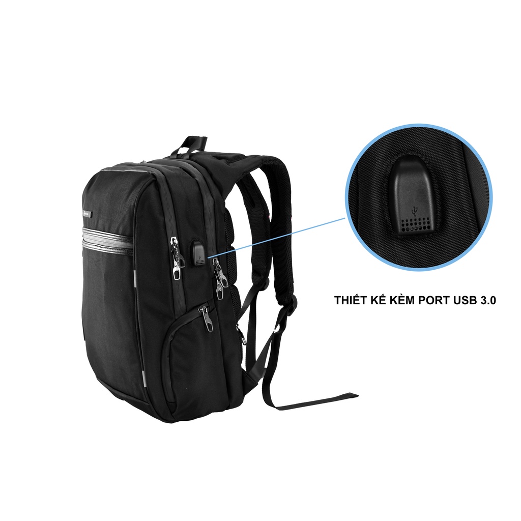 BALO LAPTOP THỜI TRANG TÍCH HỢP CÁP SẠC HÀNG CHÍNH HÃNG YVan 960